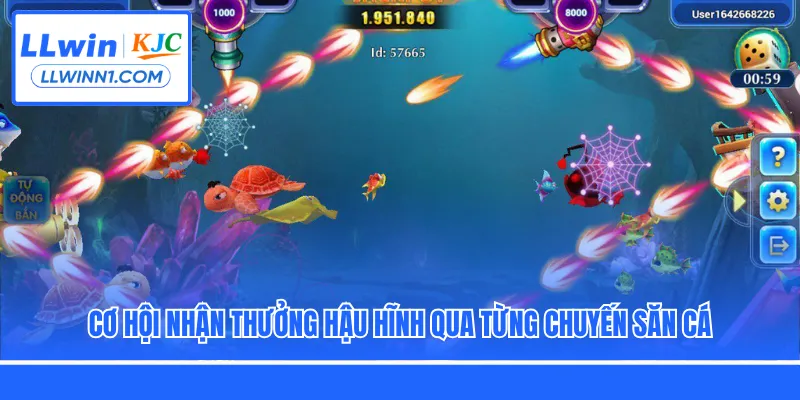 Cơ hội nhận thưởng hậu hĩnh qua từng chuyến săn cá