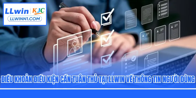 Điều khoản điều kiện cần tuân thủ tại LLwin về thông tin người dùng