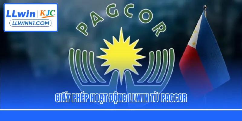 Giấy phép hoạt động LLwin từ PAGCOR
