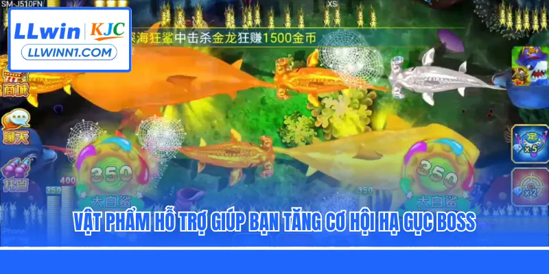 Vật phẩm hỗ trợ giúp bạn tăng cơ hội hạ gục boss
